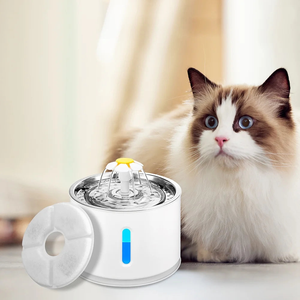 Cat Water Fountain Filters Replacement Filter Fit for Flower Fountain Cat Water Fountain Water Dispenser 10PCS