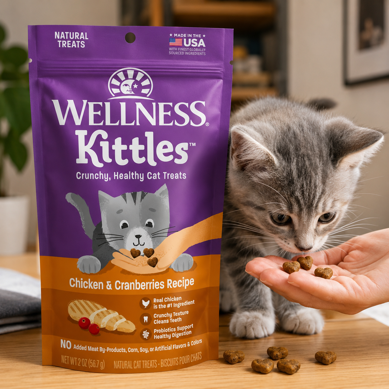 Wellness Kittles Crunchy Cat Treats