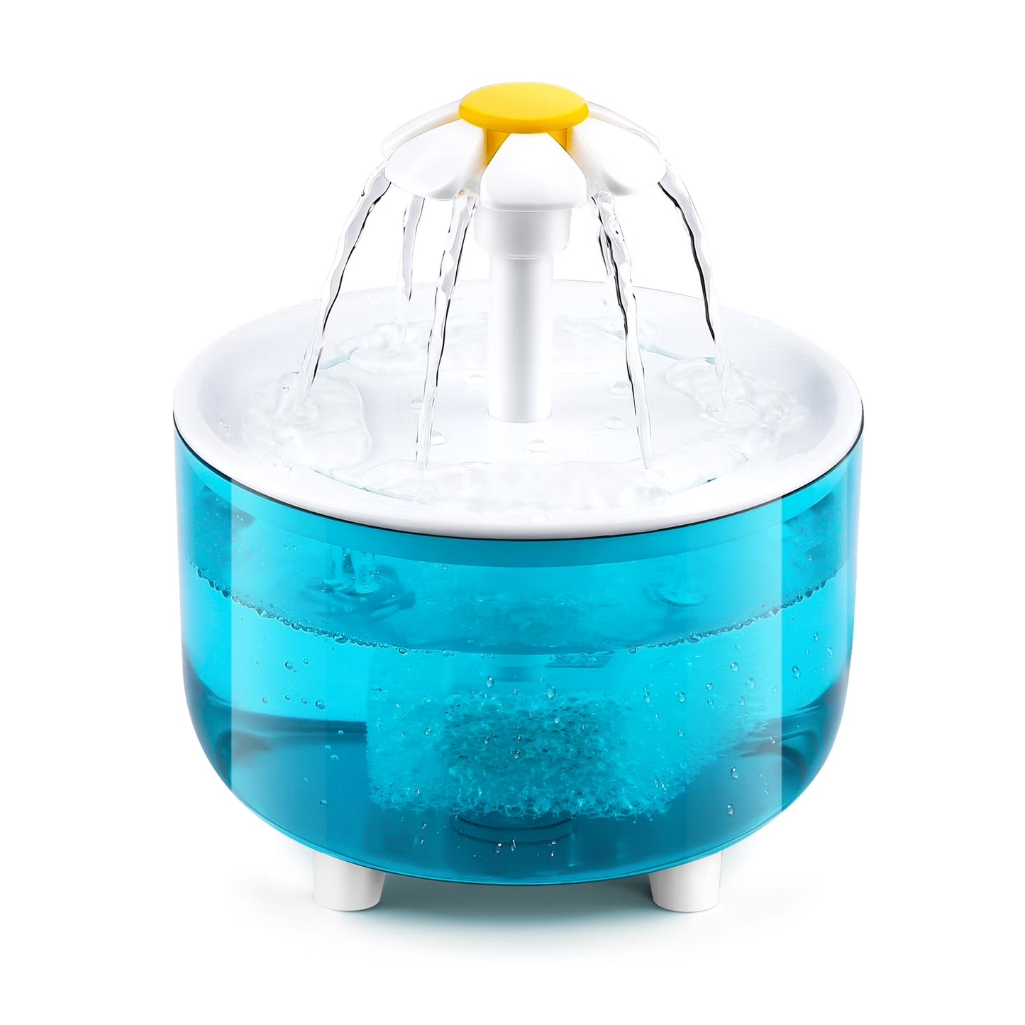 Cat Water Fountain Automatic Pet Water Dispenser for Multiple Pets,1.5L,Blue
