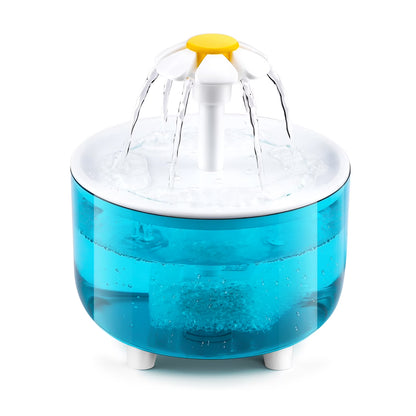 Cat Water Fountain Automatic Pet Water Dispenser for Multiple Pets,1.5L,Blue